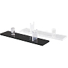 2 Sets 2 Colors Acrylic Knife Display Easel Stands ODIS-GL0001-04-1