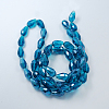 Electroplate Glass Beads Strands EGLA-R008-11x8mm-4-2