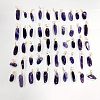 SUPERFINDINGS 50Pcs Natural Amethyst Pendants FIND-FH0005-16-1