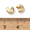 Brass Crimp Bead Cover KK-K383-07D-G-3