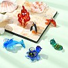 6Pcs 6 Styles Handmade Lampwork Pendants LAMP-CJ0002-69-5