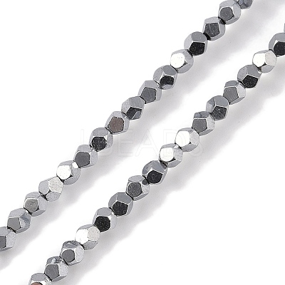 Electroplated Synthetic Non-magnetic Hematite Beads Strands G-A234-G03-01B-1