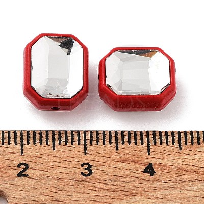 Spray Painted Alloy Bead PALLOY-H134-29A-1