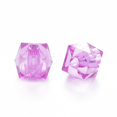 Transparent Acrylic Beads X-TACR-Q259-10mm-V-1