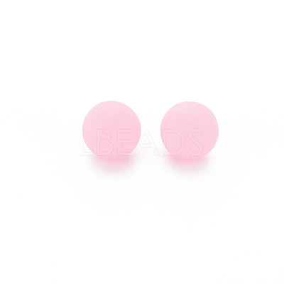 Opaque Acrylic Beads PAB702Y-B01-02-1