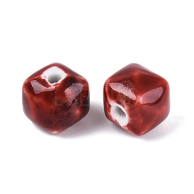 Vintage Handmade Porcelain Beads PORC-N013-18-20-1
