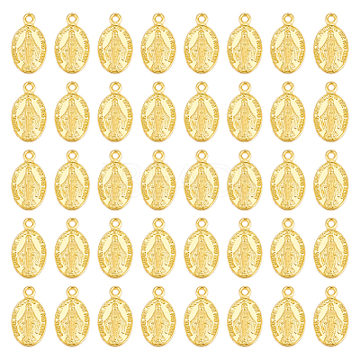100Pcs Tibetan Style Alloy Pendants TIBEP-UN0001-04-1