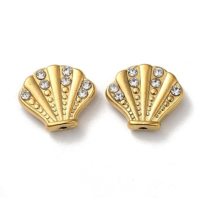 304 Stainless Steel Crystal Rhinestone Beads STAS-I203-03A-G-1