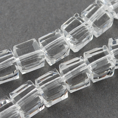 Glass Bead Strands GLAA-R041-8x8mm-24-1