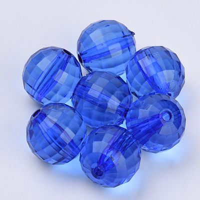 Transparent Acrylic Beads TACR-Q254-22mm-V44-1