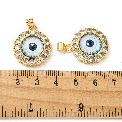 Golden Brass Pendants KK-L209-008G-06-1