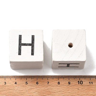 Wood European Beads WOOD-I014-02H-1