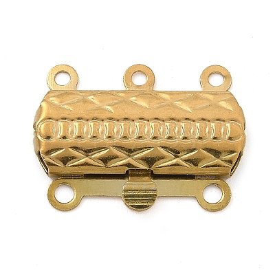 304 Stainless Steel Box Clasps STAS-M084-02A-G-1