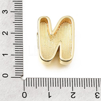 Brass Slide Charms KK-E802-33G-N-1