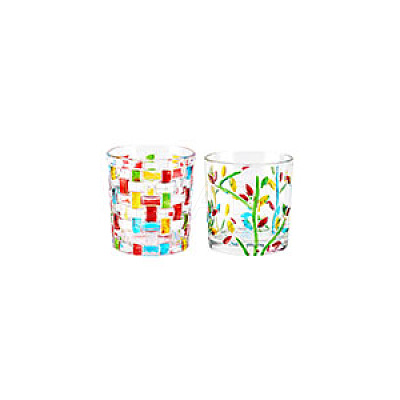 2Pcs 2 Styles Glass Crystal Cup AJEW-GA0007-39-1