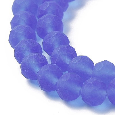 Transparent Glass Beads Strands EGLA-A034-T10mm-MD31-1