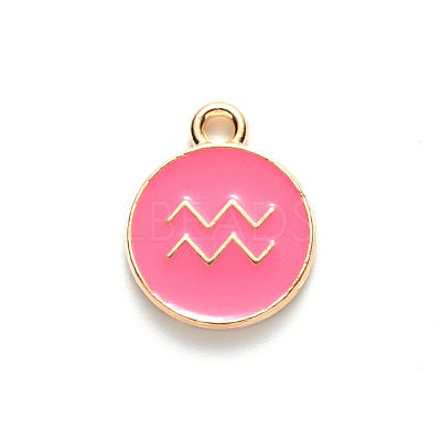 Alloy Enamel Pendants ENAM-S124-01A-03J-1