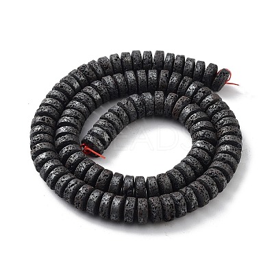 Natural Lava Rock Beads Strands G-H303-C09-1