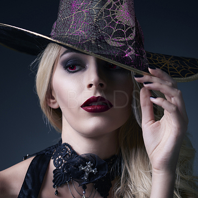 Halloween Spider Web Fabric DIY-WH0410-19A-1