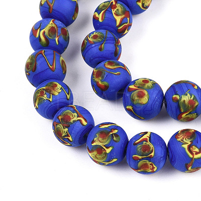 Handmade Lampwork Beads Strands LAMP-N028-05F-1