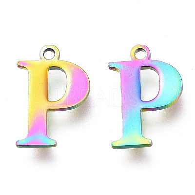 Ion Plating(IP) 304 Stainless Steel Charms STAS-H112-P-M-1