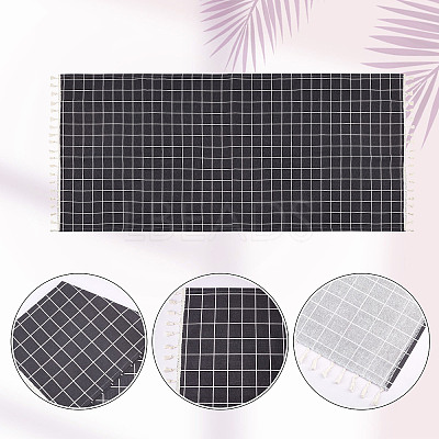 Cotton Hemp Microwave Dustproof Cover AJEW-WH0250-83B-1