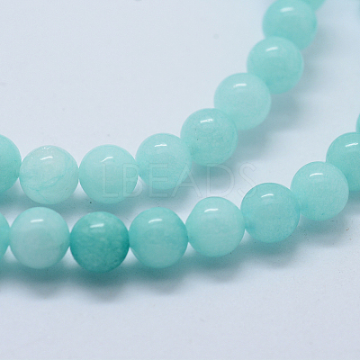 Natural & Dyed Jade Bead Strands X-G-P370-02-6mm-1