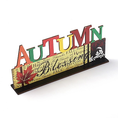 Natural Wood Display Decorations DJEW-O001-05-1