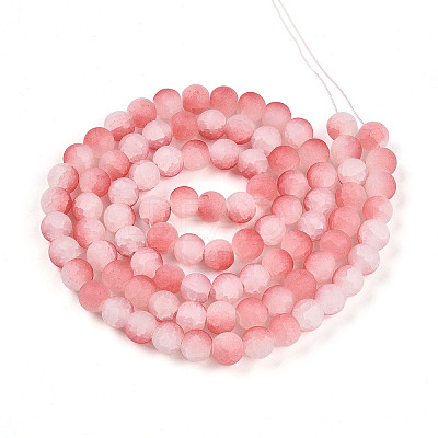 Crackle Glass Beads Strands GLAA-N009-10mm-03-1