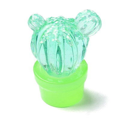 Transparent Resin Cabochons RESI-R437-02A-1