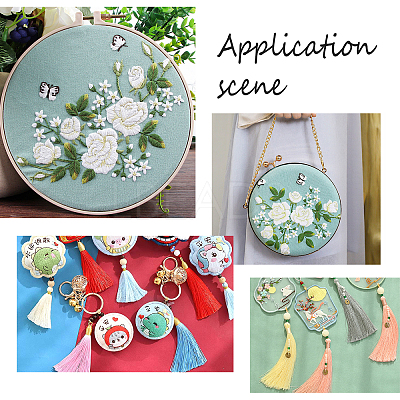 Ring Embroidery Plastic Hoops TOOL-GF0001-60-1