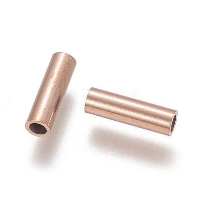 Ion Plating(IP) 304 Stainless Steel Tube Beads LS-STAS-L216-23G-RG-1