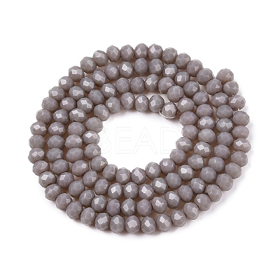 Opaque Solid Color Imitation Jade Glass Beads Strands LS-EGLA-A044-P3mm-D10-1