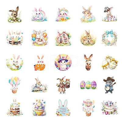 Easter Rabbit Paper Sticker STIC-C013-05-1