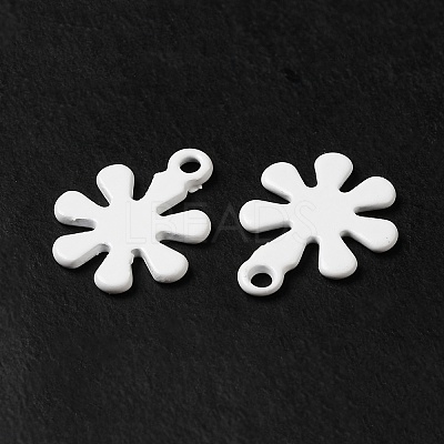 Spray Painted 201 Stainless Steel Charms LS-STAS-I672-10B-1