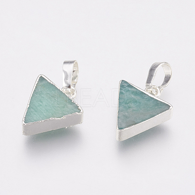 Natural Amazonite Pendants KK-G343-16S-1