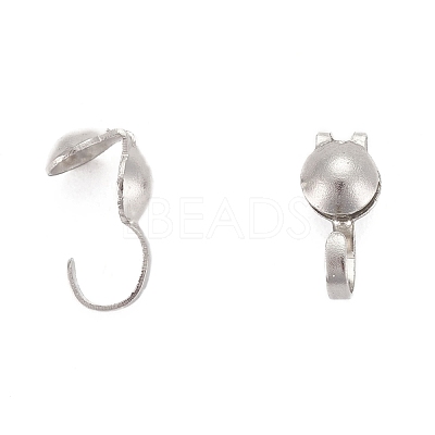 Tarnish Resistant 201 Stainless Steel Bead Tips STAS-R063-23-1