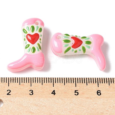 Baking Paint Glass Enamel Beads BLOW-D300-01D-1