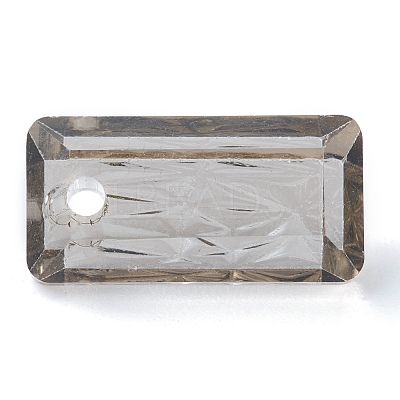 Embossed Glass Rhinestone Pendants GLAA-J101-07A-001SA-1