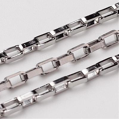 Tarnish Resistant 304 Stainless Steel Venetian Chains CHS-K001-01-2mm-1