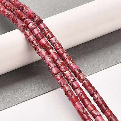Synthetic Regalite/Imperial Jasper/Sea Sediment Jasper Beads Strands G-F765-E02-01-1