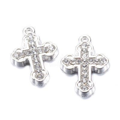 Alloy Rhinestone Pendants ALRI-S165-05P-1