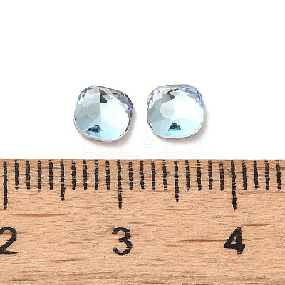 Glass Rhinestone Cabochons RGLA-P037-07A-D202-1