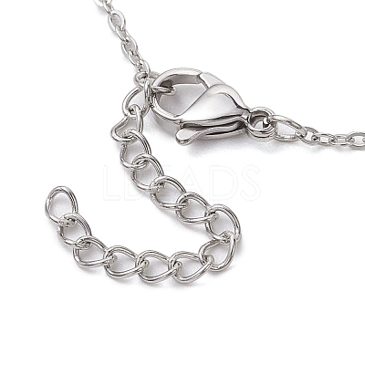 304 Stainless Steel Round Cabochon Setting Bracelets BJEW-JB11089-02-1
