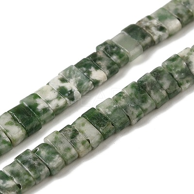 Natural Green Spot Jasper Beads Strands G-Z045-A02-01-1