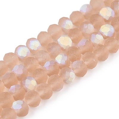Transparent Glass Beads Strands LS-EGLA-A044-T6mm-MB20-1