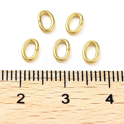 304 Stainless Steel Closed Jump Rings X-STAS-F221-46R-G-1