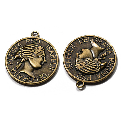 Tibetan Style Alloy Pendants X-EA13483Y-AB-1