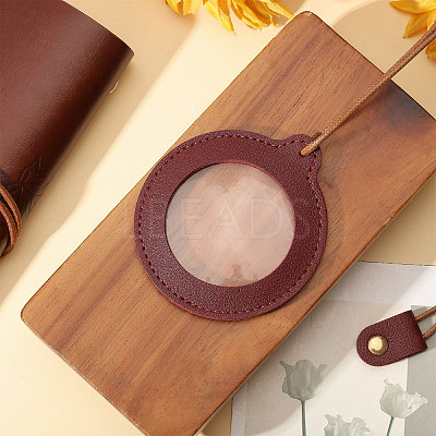 2Pcs Neck Wear Magnifying Glass AJEW-CA0005-27C-1