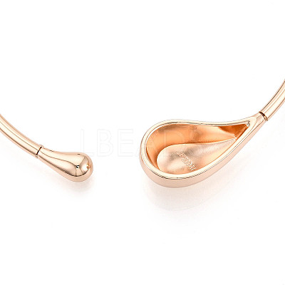 Alloy & Iron Choker Necklaces NJEW-T018-08G-1